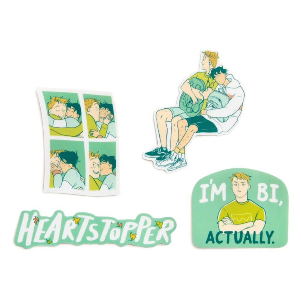 Heartstopper: Boy Meets Boy Stickers - Sticker Set of 4 -- Out of Print